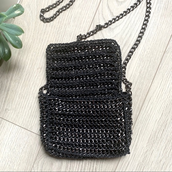 Chainmail metallic crossbody purse - Picture 2 of 8